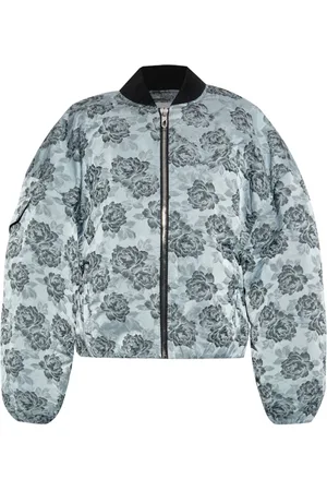 Ganni Chamarra bomber con motivo floral