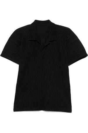 Issey Miyake Playera tipo polo manga corta