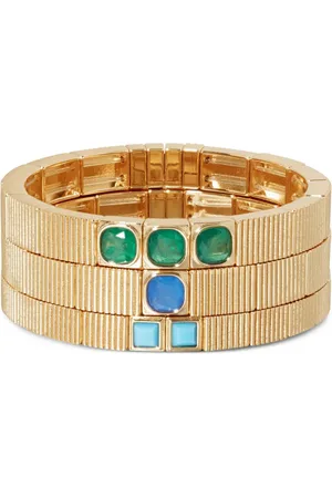 Roxanne Assoulin Set de tres pulseras Composed