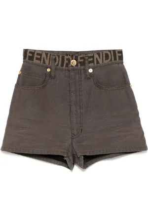 Fendi Bermudas con logo
