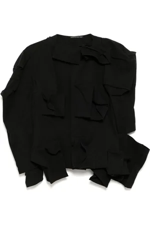 YOHJI YAMAMOTO Chamarra con mangas drapeadas