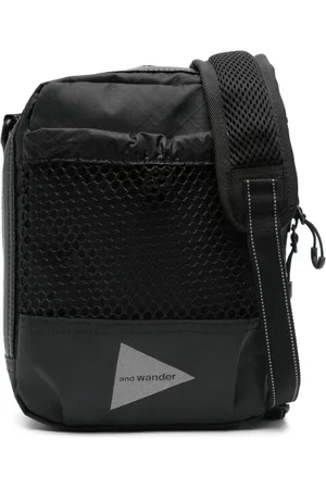 and wander Mochila tipo mensajero con logo estampado