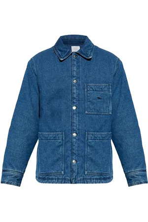 Maison Kitsuné Chamarra de mezclilla estilo worker