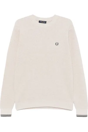 Fred Perry Suéter con costuras gofradas