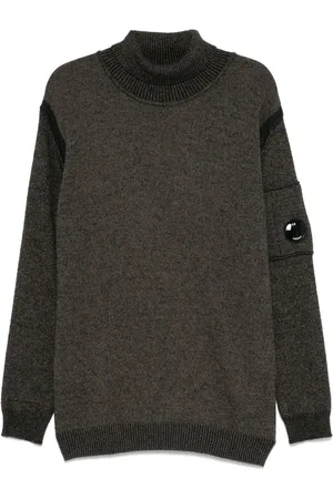 C.P. Company Suéter tejido con cuello de tortuga
