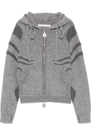 Charlie Constantinou Hoodie tejida de canalé