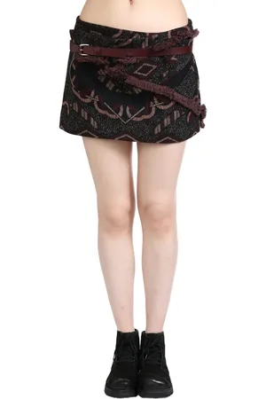 Hyein Seo Cinched Pocket mini skirt