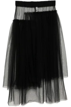 NOIR KEI NINOMIYA Falda de tul drapeada