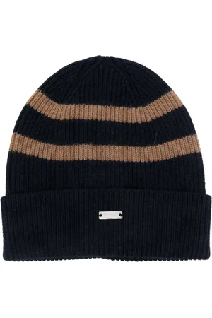 HERNO Gorro con rayas estampadas