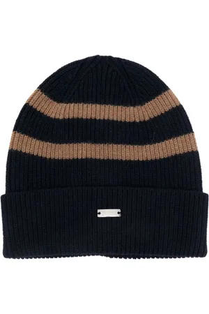 HERNO Gorro con rayas estampadas
