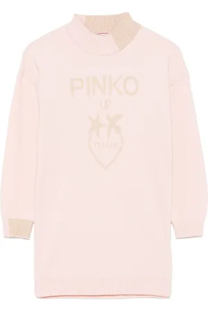 Pinko Vestido con motivo Love Birds en jacquard