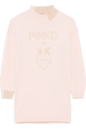 Pinko Vestido con motivo Love Birds en jacquard