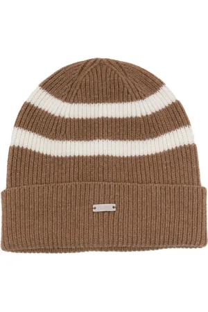 HERNO Gorro con rayas estampadas