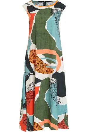Lygia & Nanny Vestido midi Tie con estampado abstracto