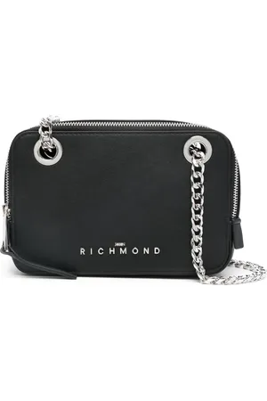 John Richmond Bolsa de hombro con letras del logo