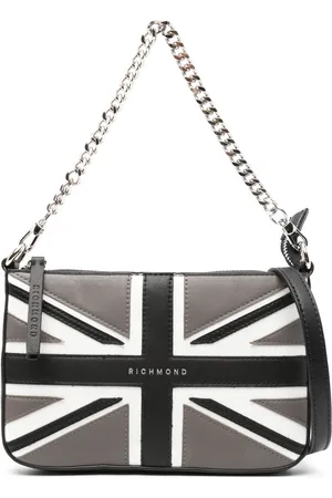 John Richmond Bolsa de hombro con motivo de bandera