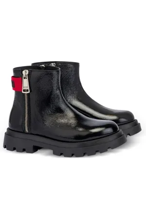 Moschino Botines con parche del logo
