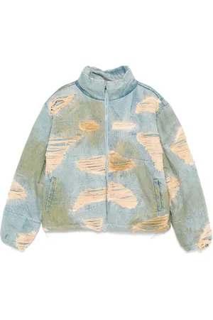 Who Decides War Chamarra bomber de mezclilla