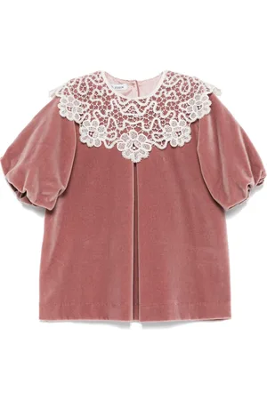 JESURUM BABY Vestido tejido de canalé con pliegues en la falda