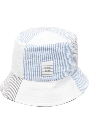 Thom Browne Gorro de pescador con diseño color block