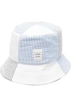 Thom Browne Gorro de pescador con diseño color block