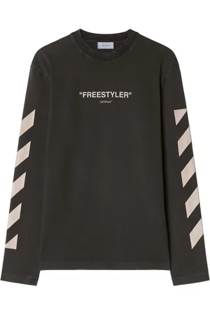 OFF-WHITE Playera con motivo Diag