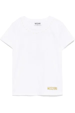 Moschino Playera con detalles de cristal