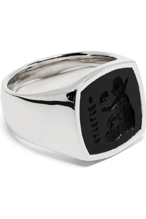 TOM WOOD Anillo Athena con ónix