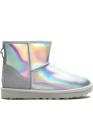 UGG Botas Classic Mini Iridescent Glacier Grey