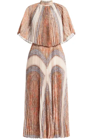 ZIMMERMANN Vestido corto con estampado de cachemira