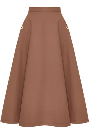 VALENTINO GARAVANI Falda midi VGold