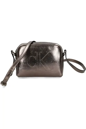 Calvin Klein Bolsa crossbody metalizada