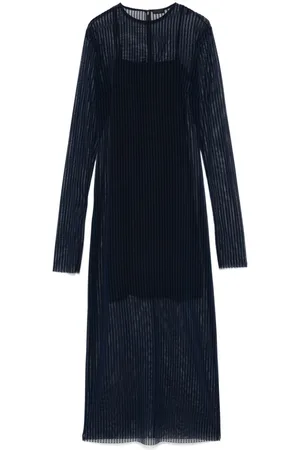 Givenchy Vestido midi con estampado de lunares