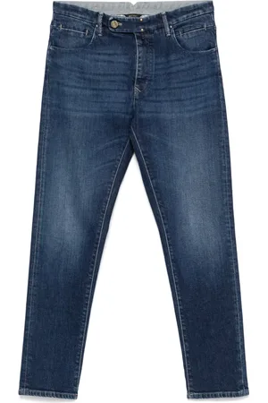 Incotex Jeans rectos con aplique del logo