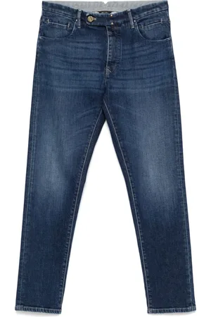 Incotex Jeans rectos con aplique del logo