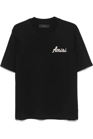 AMIRI Playera con logo afelpado