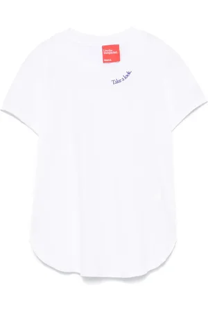 ..,MERCI Playera con texto estampado