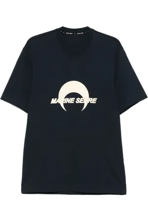Marine Serre Playera con estampado Crescent Moon