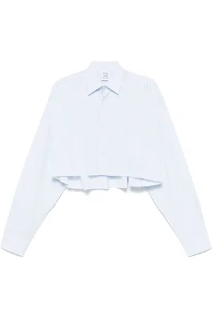 Vetements Camisa con monograma en jacquard