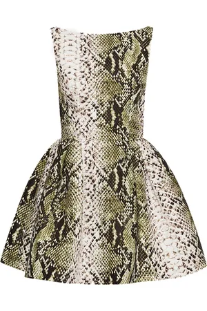 Oscar de la Renta Vestido coctel Snake