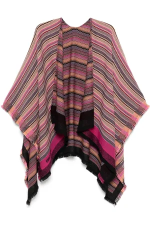 Missoni Capa con motivo en zigzag