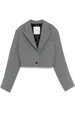 Nanushka Blazer corto estilo boxy