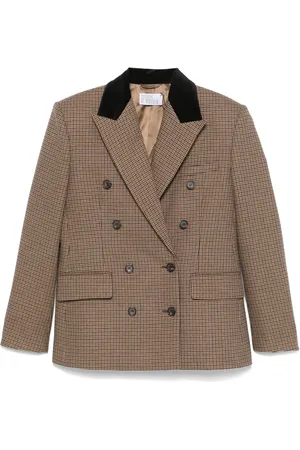 GIUSEPPE DI MORABITO Blazer con doble botonadura y estampado pied de poule