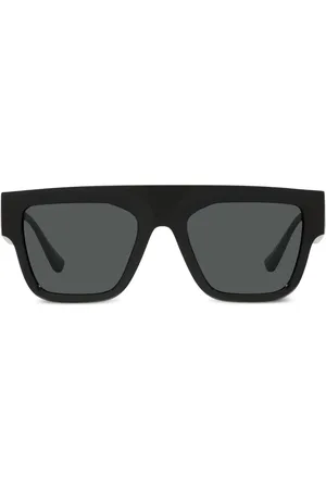 VERSACE Lentes de sol con armazón rectangular