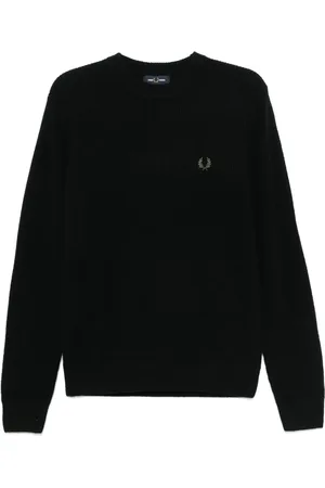 Fred Perry Suéter con logo bordado