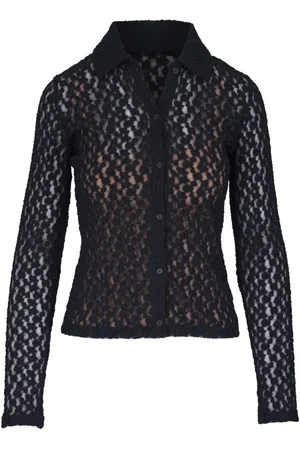 Vince Camisa con encaje floral