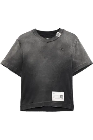 Maison Mihara Yasuhiro Playera con logo bordado