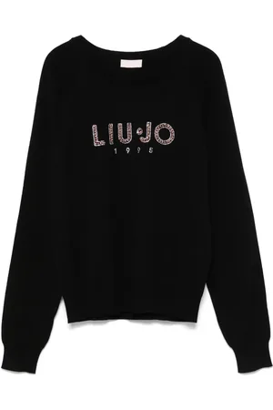 Liu Jo Suéter con logo de strass