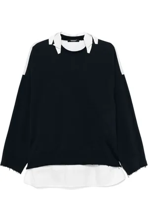 UNDERCOVER Sudadera con diseño patchwork