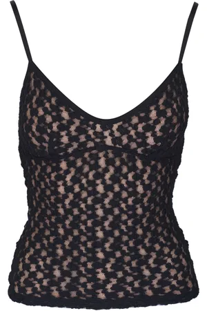 Vince Top con encaje floral